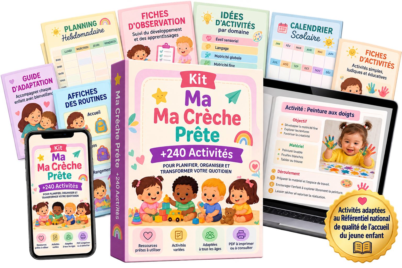 Kit Ma Crèche Prête — Offre Complète avec +240 activités